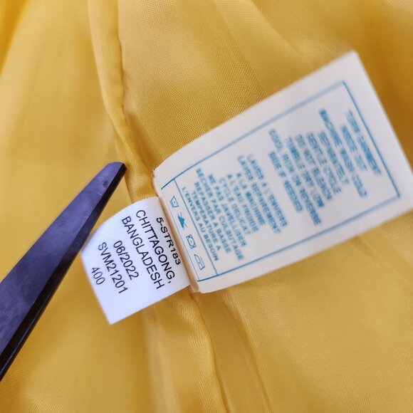 7 For All Mankind Toddler Yellow Winter Puffer Coat With Faux Fur Hood 3T NWOT - Picture 7 of 10